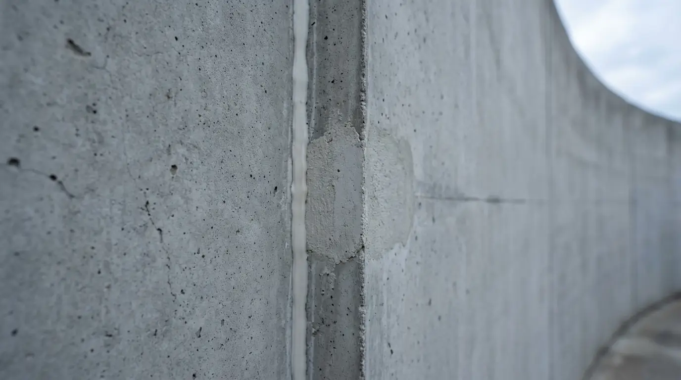 Inspection des bétons et calfeutrement des joints de construction sur un édifice