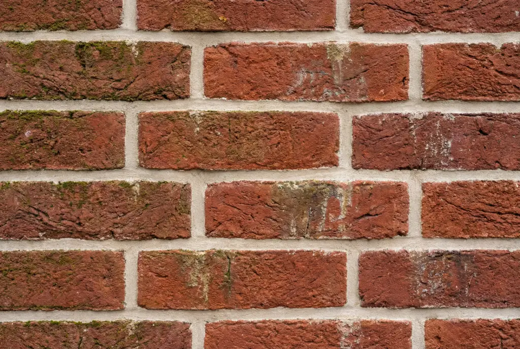 Mur de brique restauré avec joints parfaits après intervention cordiste maçonnerie